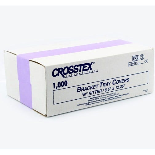 Bracket Tray Covers, Size B - Ritter, 8.5" x 12.25", Lavender - 1000/Box