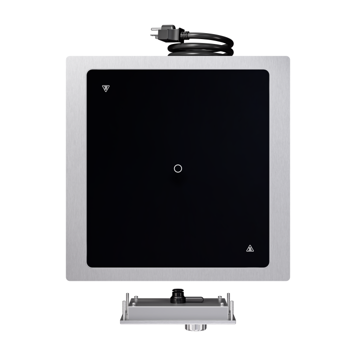 208- to 240-volt 2,900-watt single-hob drop-in induction range with programs