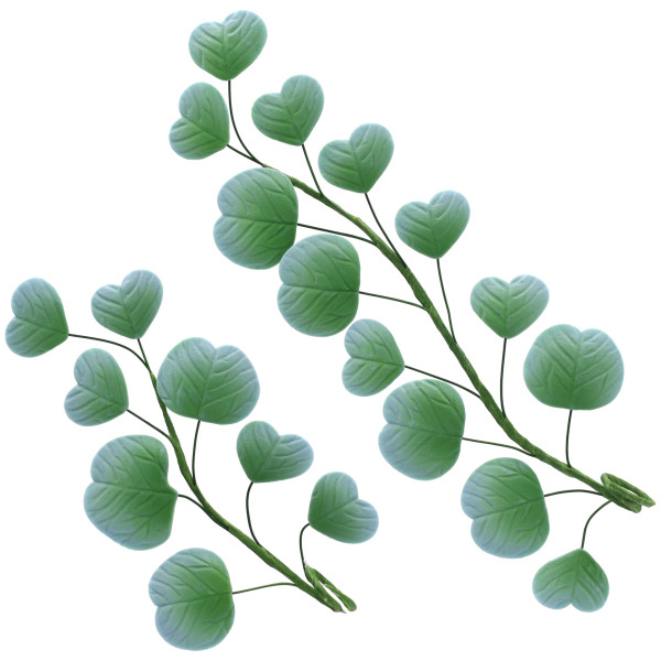 Eucalyptus Leaves - Red 3 Free Gum Paste