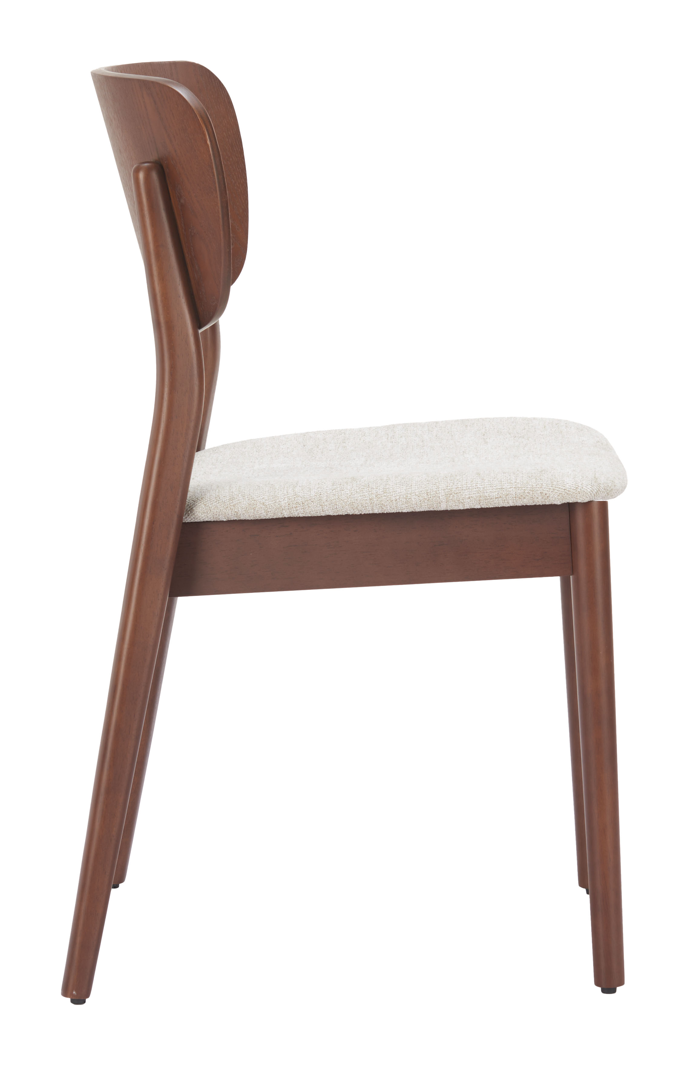 Kellua Dining Chair (Set of 2) Beige & Walnut product image