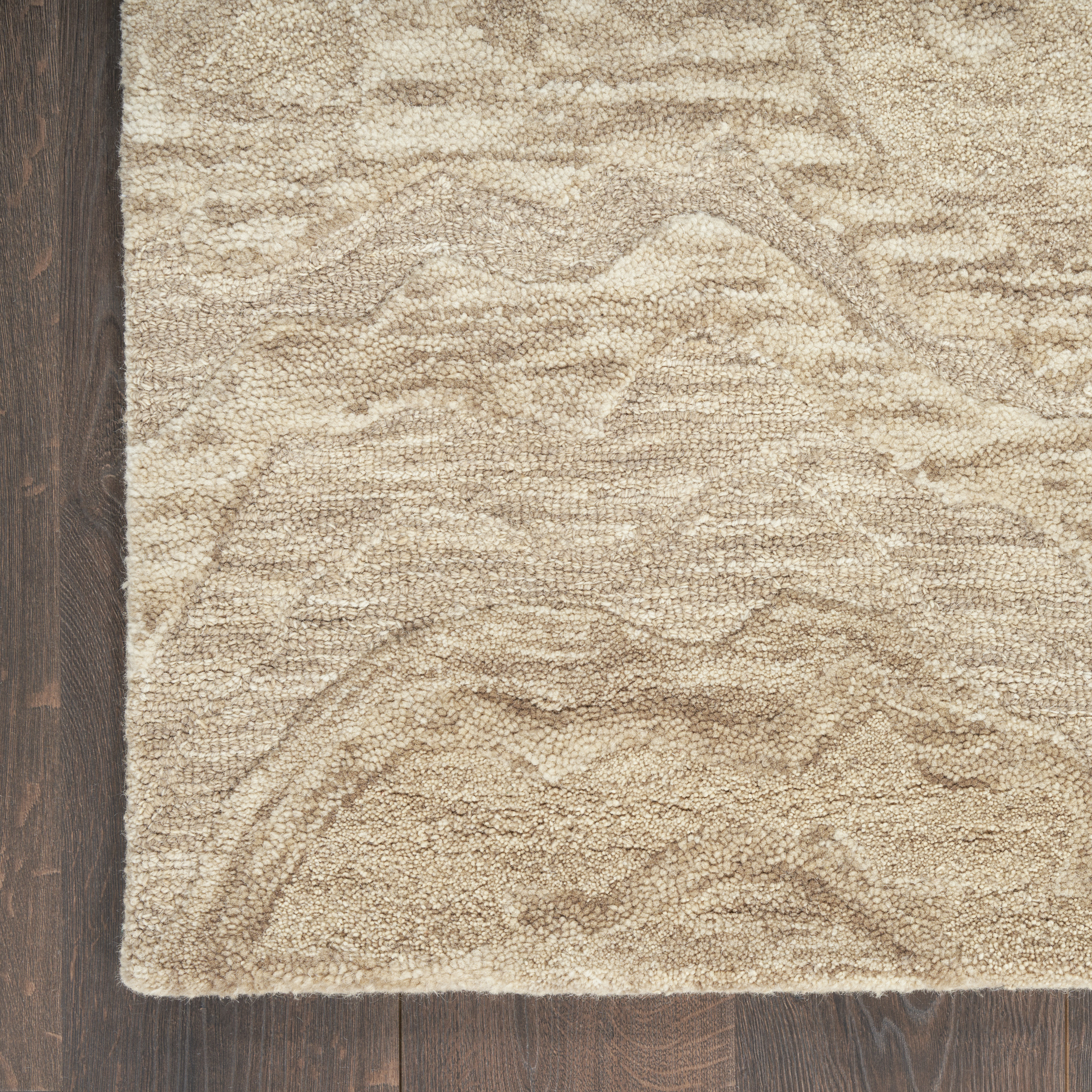 Nourison Graceful 2'3" x 7'6" Taupe Modern Indoor Rug