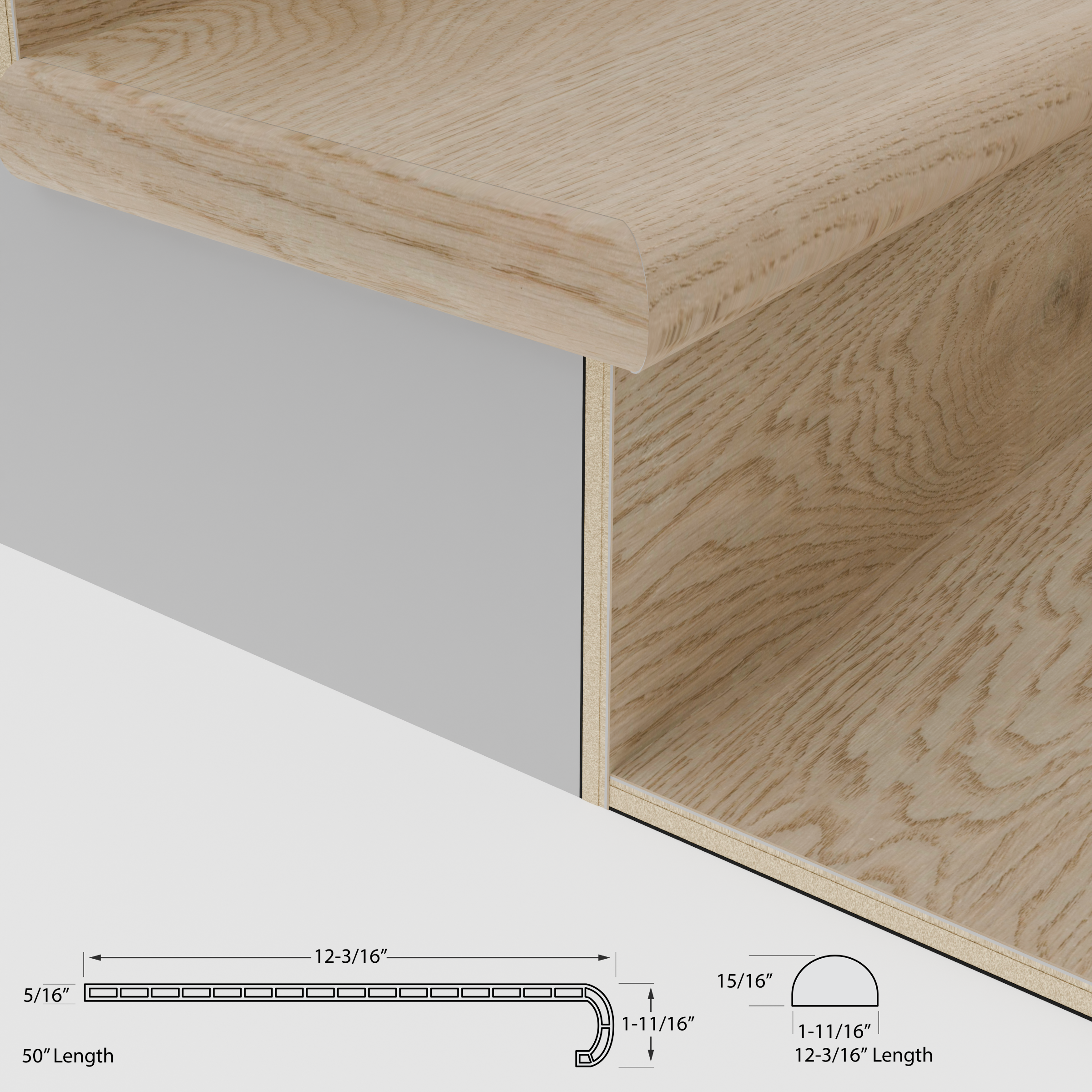 Driftwood Shore Tread w/ Cap Universal view 4