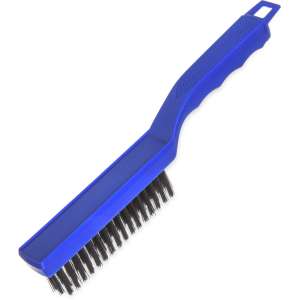 Carlisle, Sparta, 5.50in, Scratch Brush, Steel Bristles, Blue