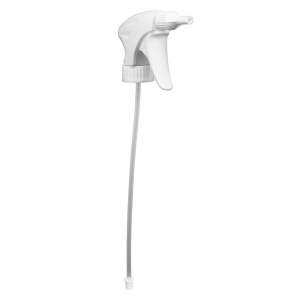 Impact, Contour Adjustable Nozzle Foamer Trigger Sprayer, 9.875" Tube, White
