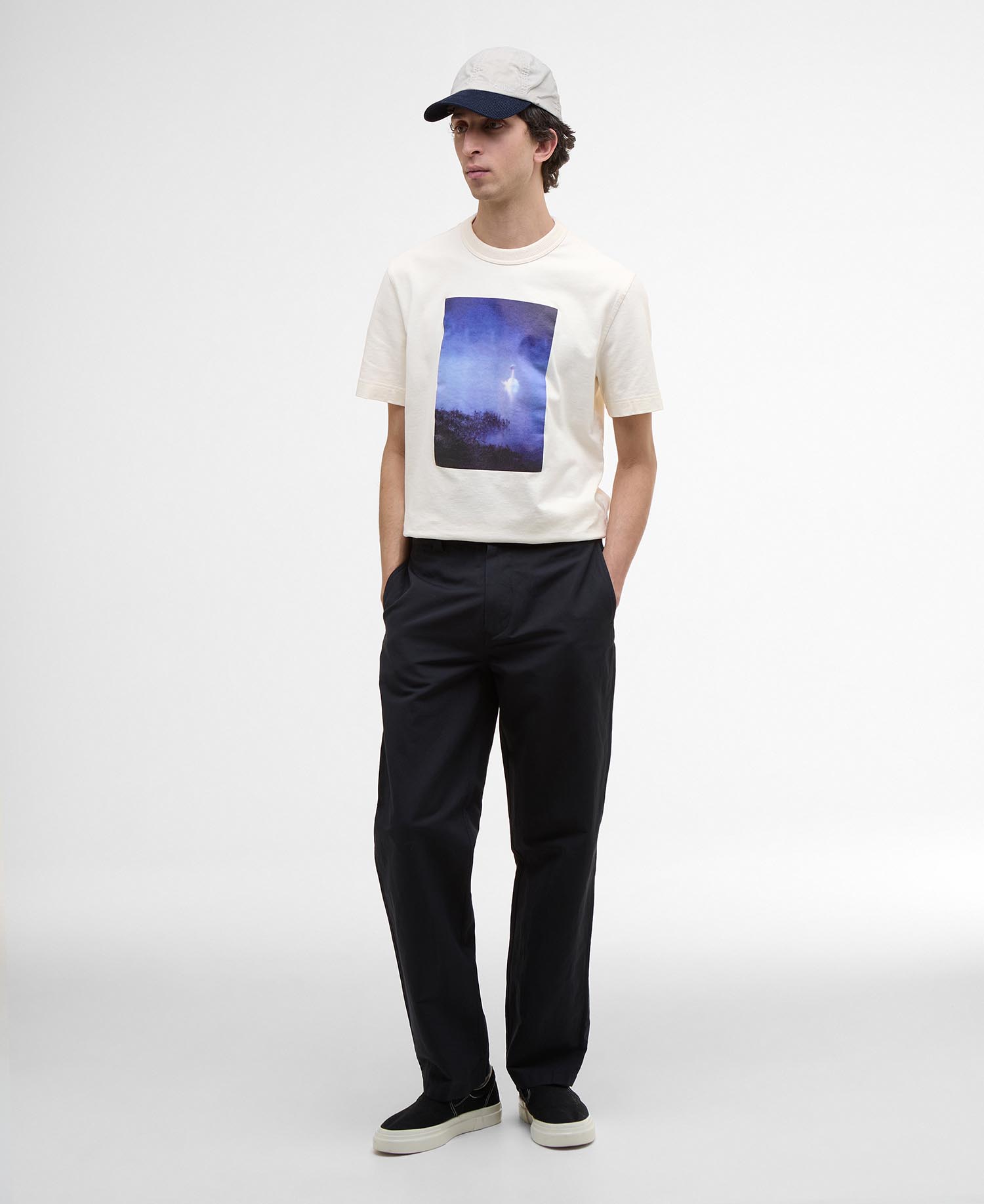 Barbour x NOAH Archive Swan T-Shirt image number 1