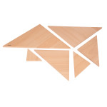 TickiT&reg; Natural Architect Panels - Triangles - Set of 6 CTU73434
