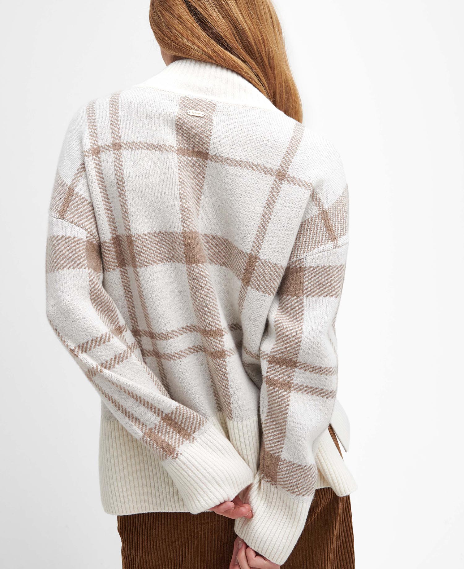 Deanna Tartan High-Neck Jumper image number 5