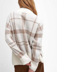 Deanna Tartan High-Neck Jumper 