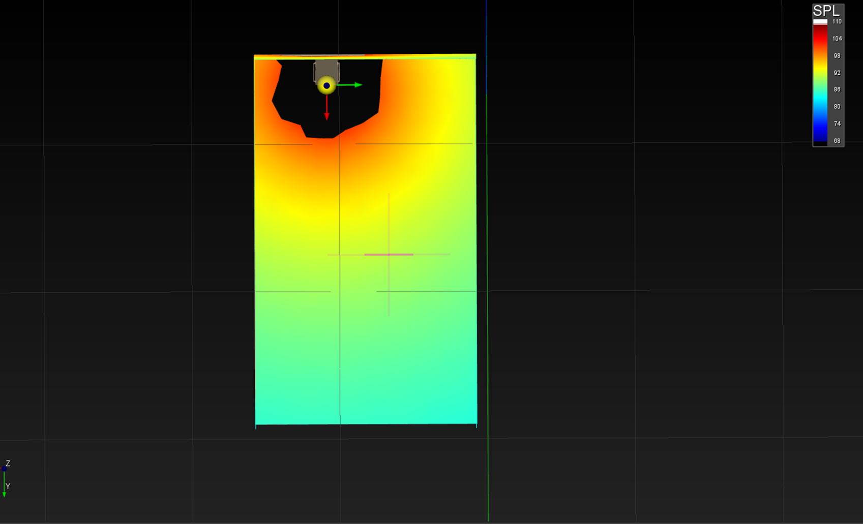 One or Two Subwoofer heatmap