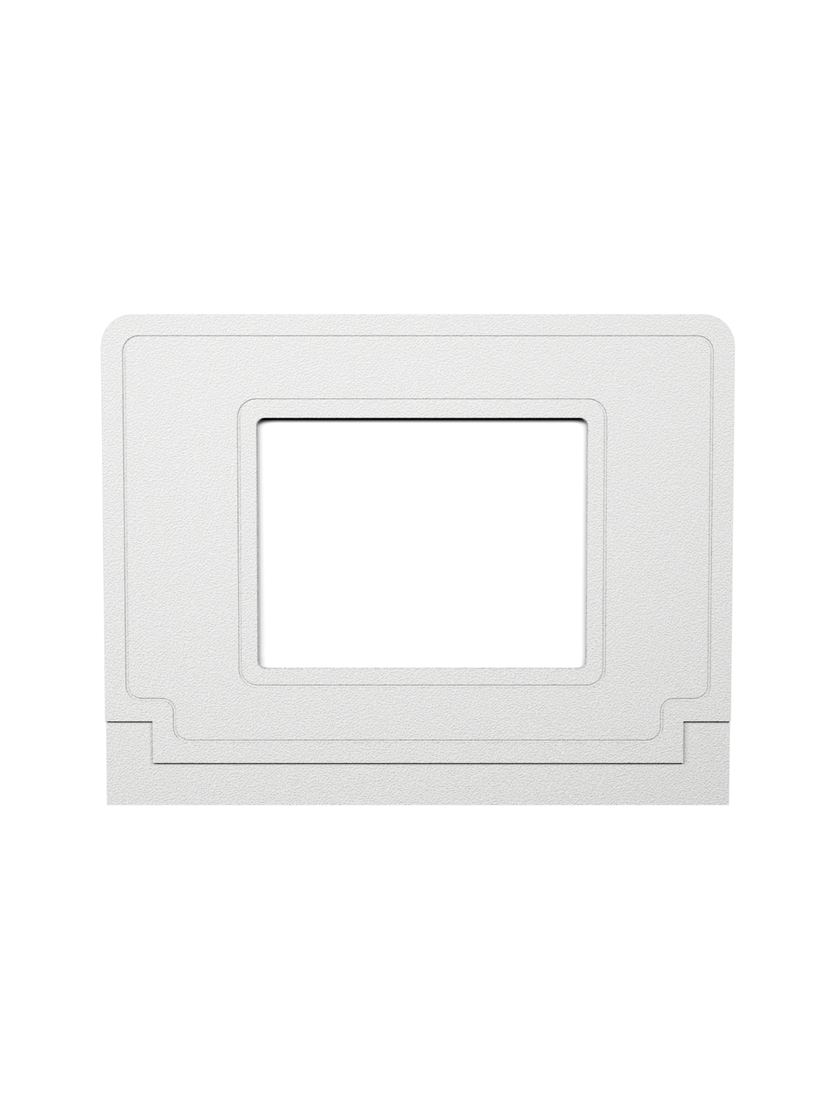 VISION – Single – Sign Frame – White