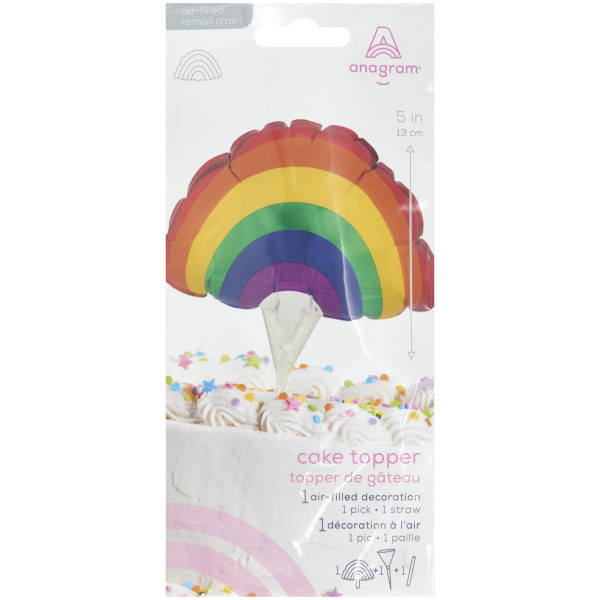 Inflatable Rainbow Anagram® Cake Pic