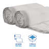 Boardwalk,  LLDPE Liner, 13 gal Capacity, 24.5 in Wide, 27.4 in High, 0.8 Mils Thick, White
