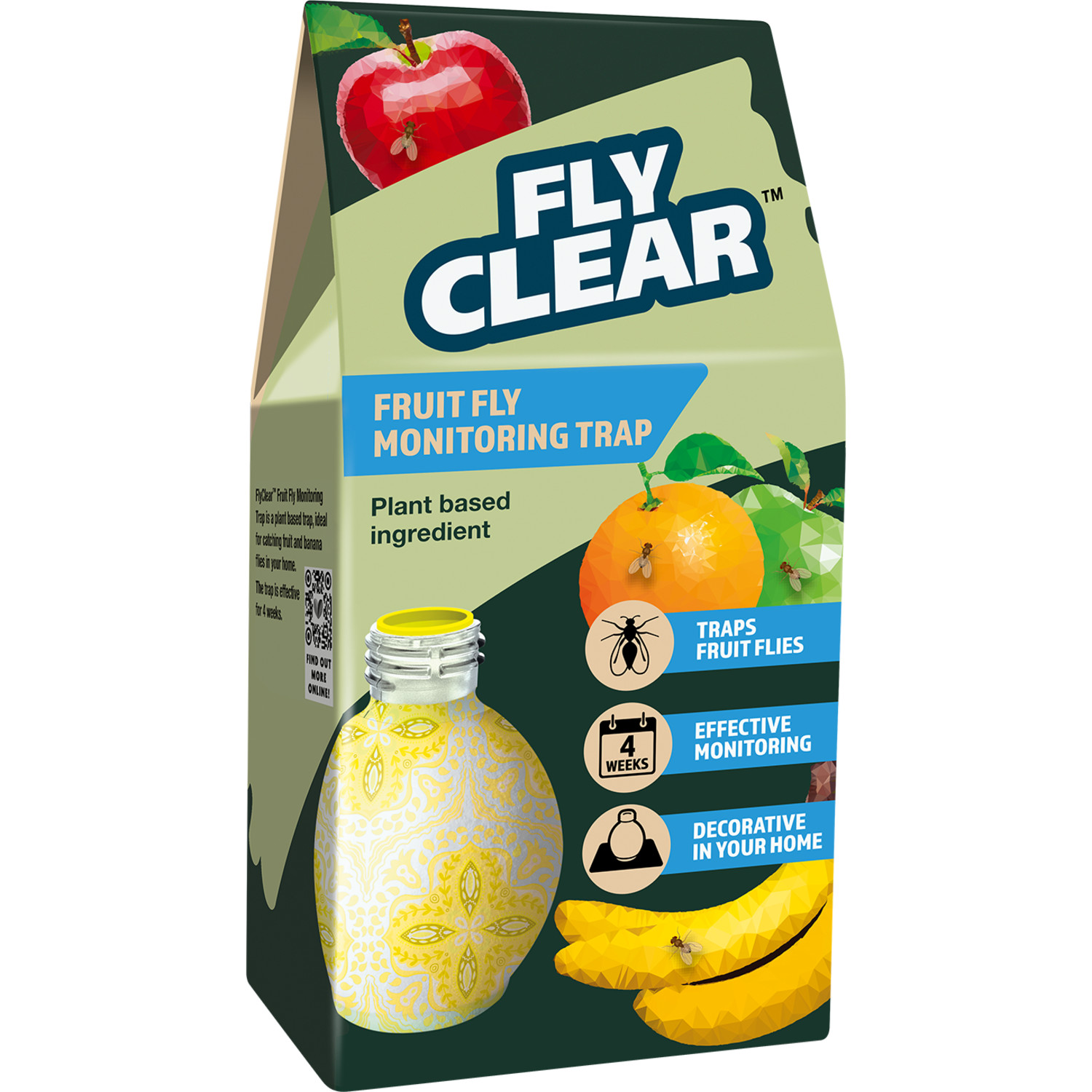 FlyClear™ Fruit Fly Monitoring Trap