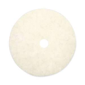 Boardwalk,  Natural Burnishing Round Floor pad, 27", White