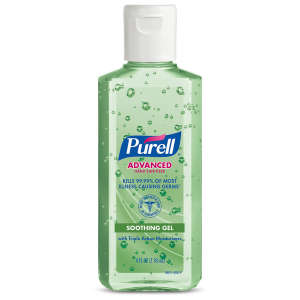 Gojo, PURELL® Flip-Top Advanced Aloe Hand Sanitizer Gel,  4 fl oz Bottle