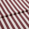 Portofino Stripe Vino Roman blind