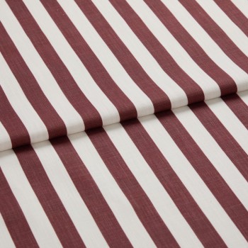 Portofino Stripe Vino Curtains