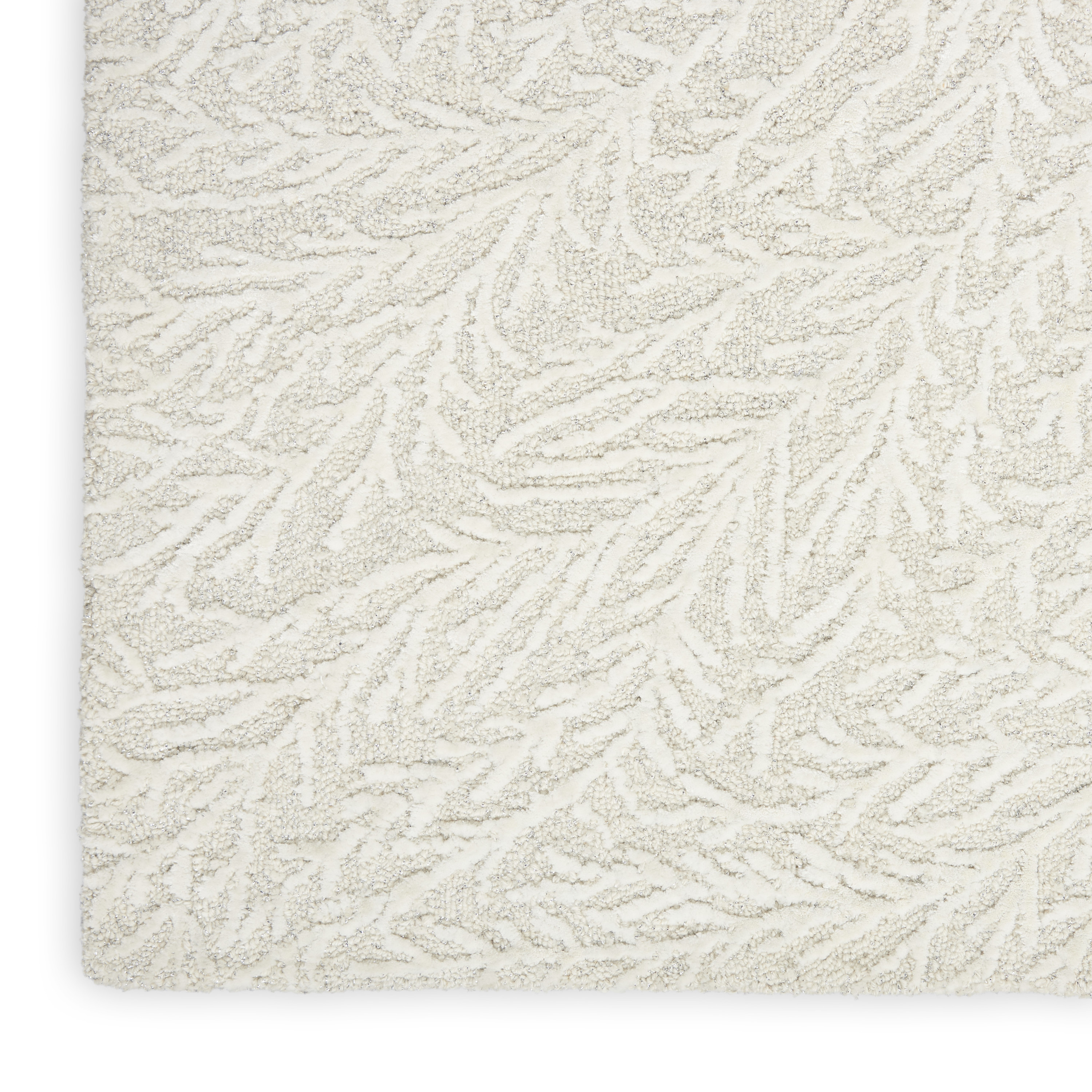 Michael Amini Ma30 Star 7'9" x 9'9" Ivory Modern Indoor Rug