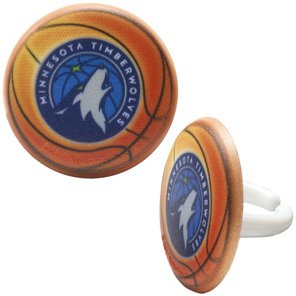 NBA Team Basketball Cupcake Rings