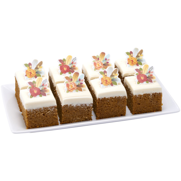 Flowers & Feathers Cupcake Rings