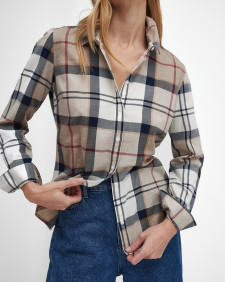 Bredon Regular Long-Sleeved Shirt Hessian Tartan