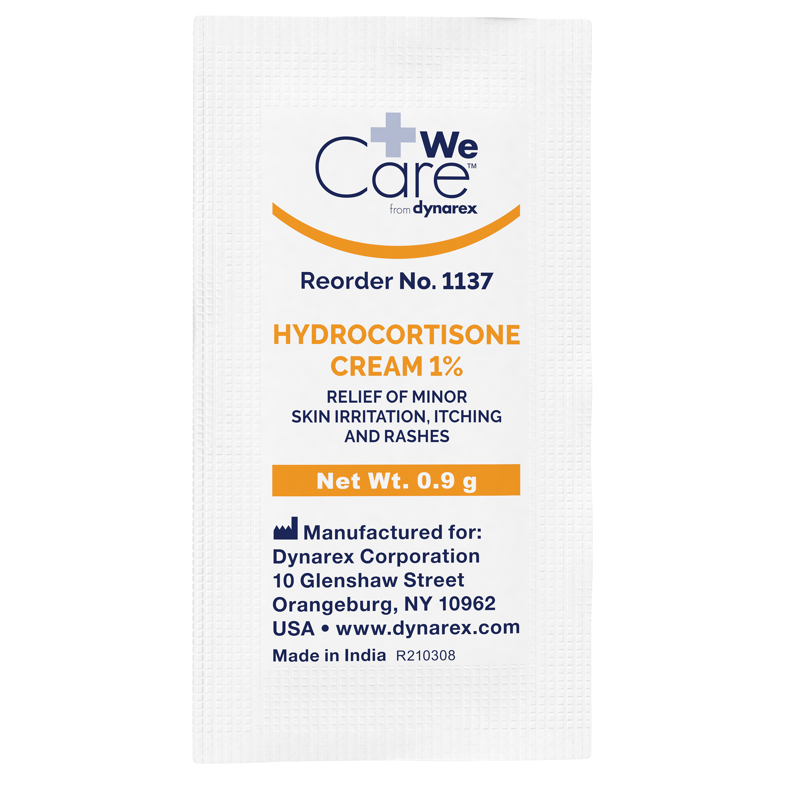 Hydrocortisone Cream 0.9 g foil packet