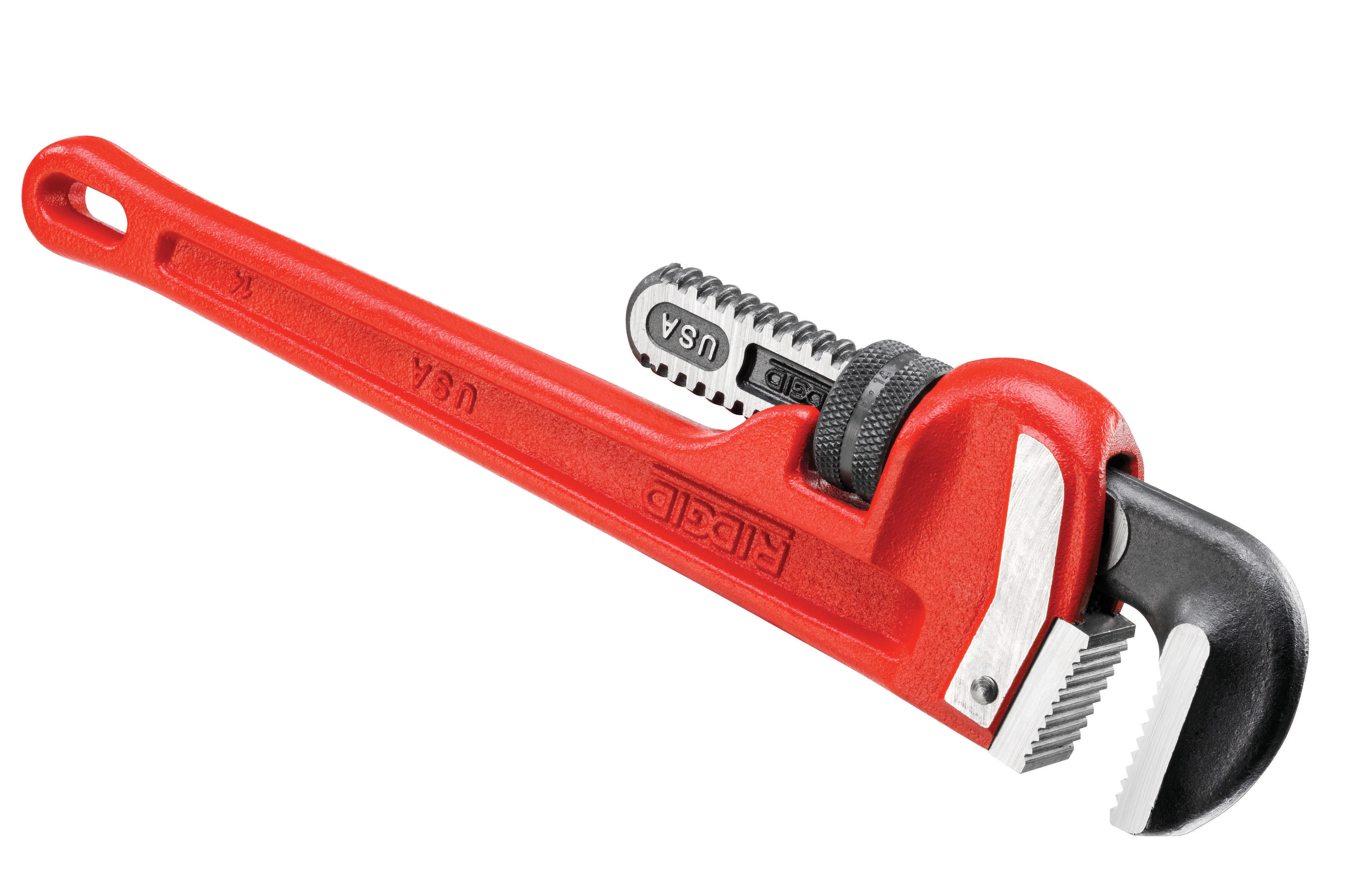 14" Heavy-Duty Straight Pipe Wrench - Image 3