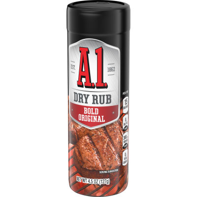 A.1. Bold Original Dry Rub 4.5 oz Shaker Can