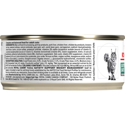 Royal Canin Veterinary Diet Feline Satiety Support Weight Management Loaf in Sauce Canned Cat Food