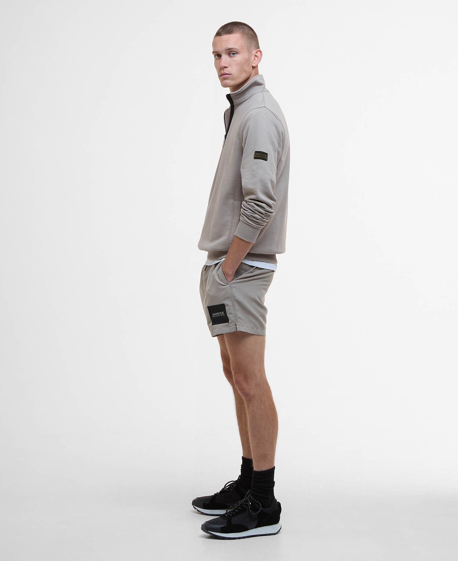 Outline Half-Zip Sweatshirt image number 1
