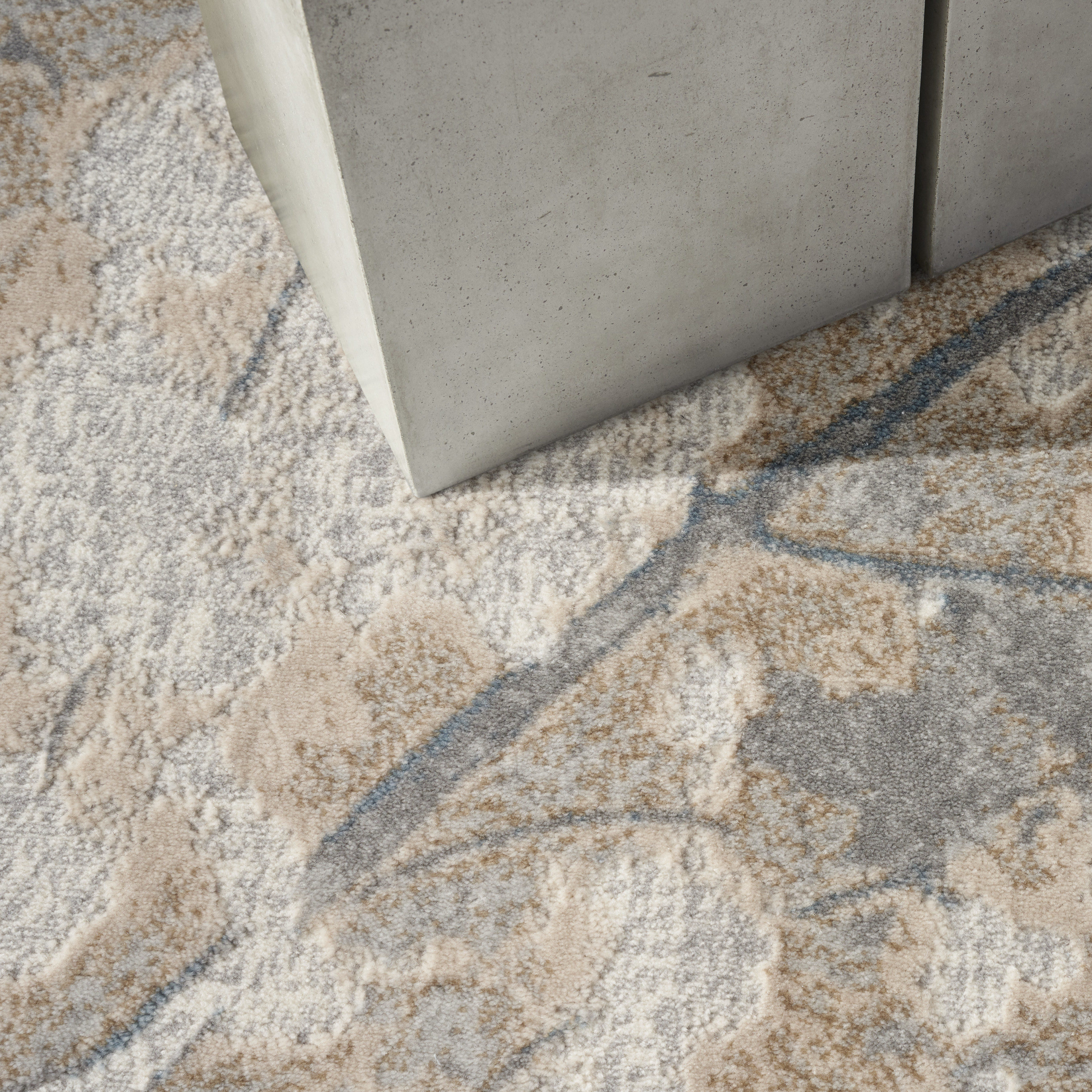 Calvin Klein CK950 Rush 8' x 10' Grey Multicolor Modern Indoor Rug
