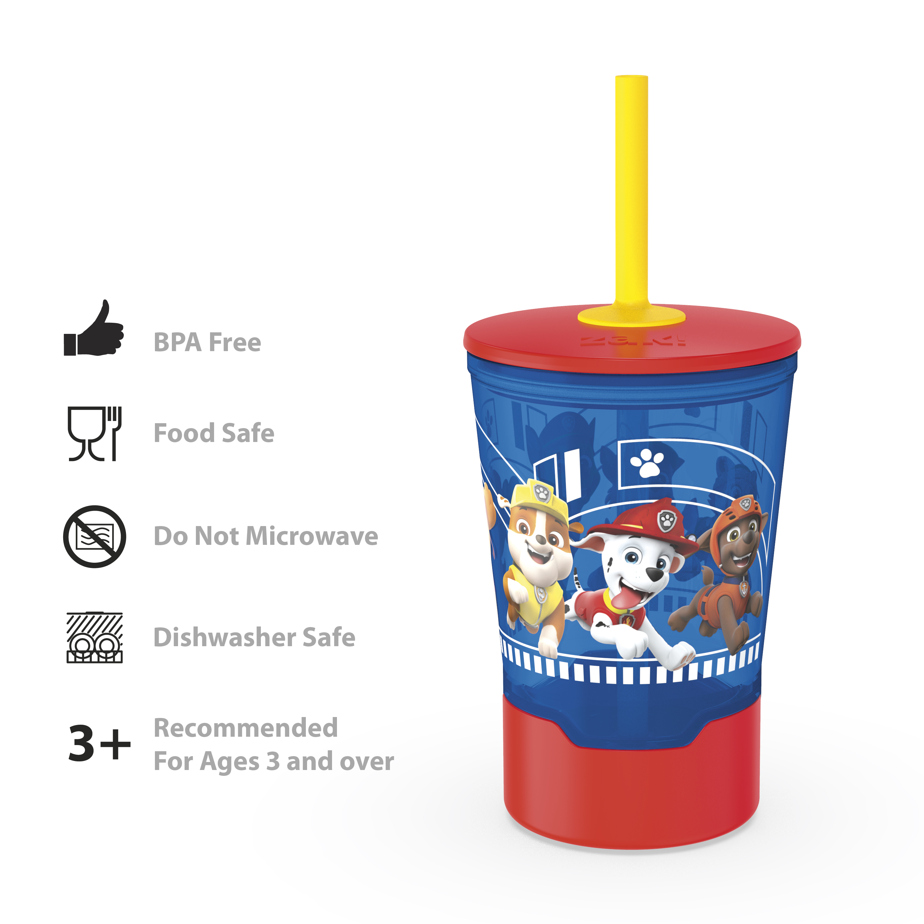 Paw Patrol 16 ounce Mighty Mug Tumbler with Straw, Chase, Marshall & Friends slideshow image 8 Paw Patrol 16 ounce Mighty Mug Tumbler with Straw, Chase, Marshall & Friends slideshow image 8