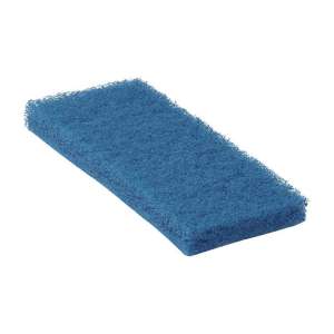 Hillyard, Trident, Medium Duty Utility Pad 102, Rectangular, 10"x4.50", Blue