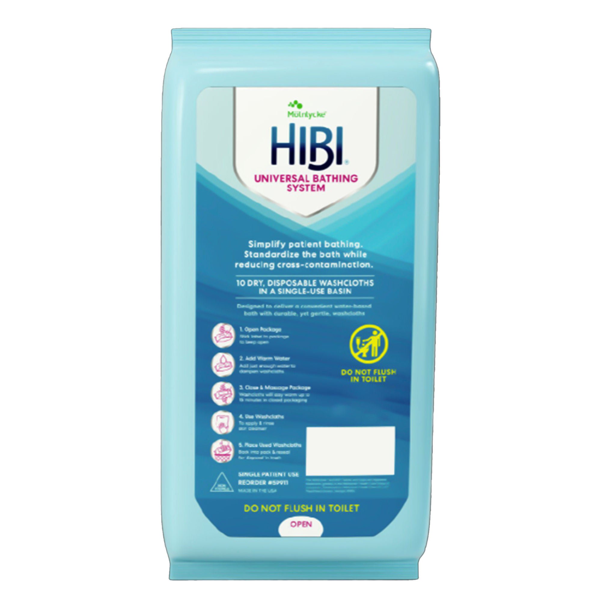 Personal Cleansing Wipe Hibi® Soft Pack Unscented 10 Count