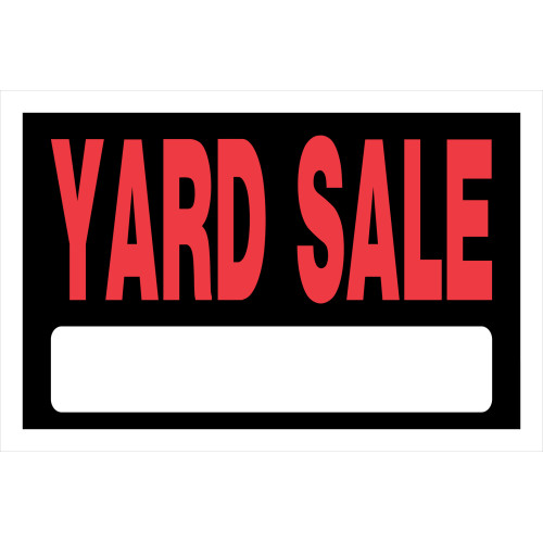 Hillman Yard Sale Sign 8