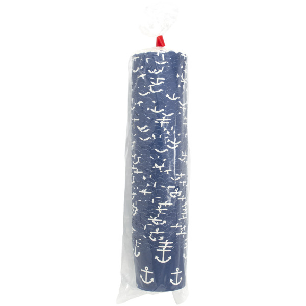 Nautical Print Scalloped Baking Cups