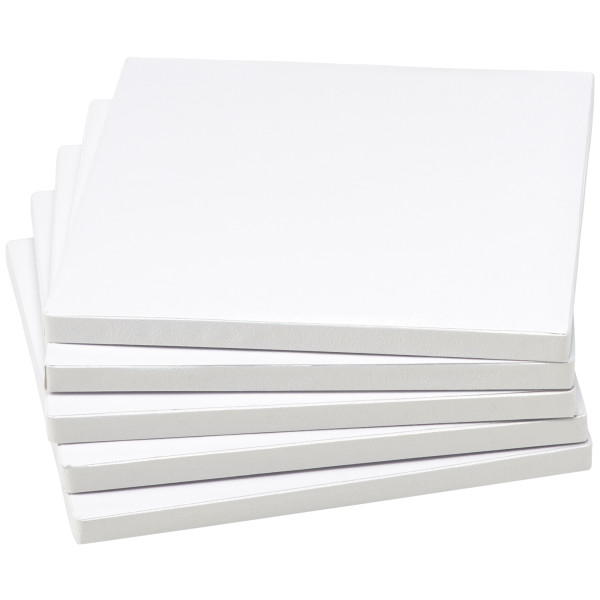 8" Square White Foil Cake Board