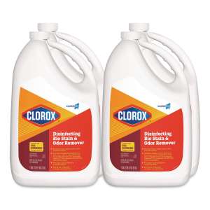 CLO31650, Clorox,  CloroxPro Disinfecting Bio Stain and Odor Remover,  1 gal Bottle