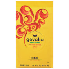 Gevalia House Blend Decaf Medium 100% Arabica Ground Coffee, 20 oz Bag