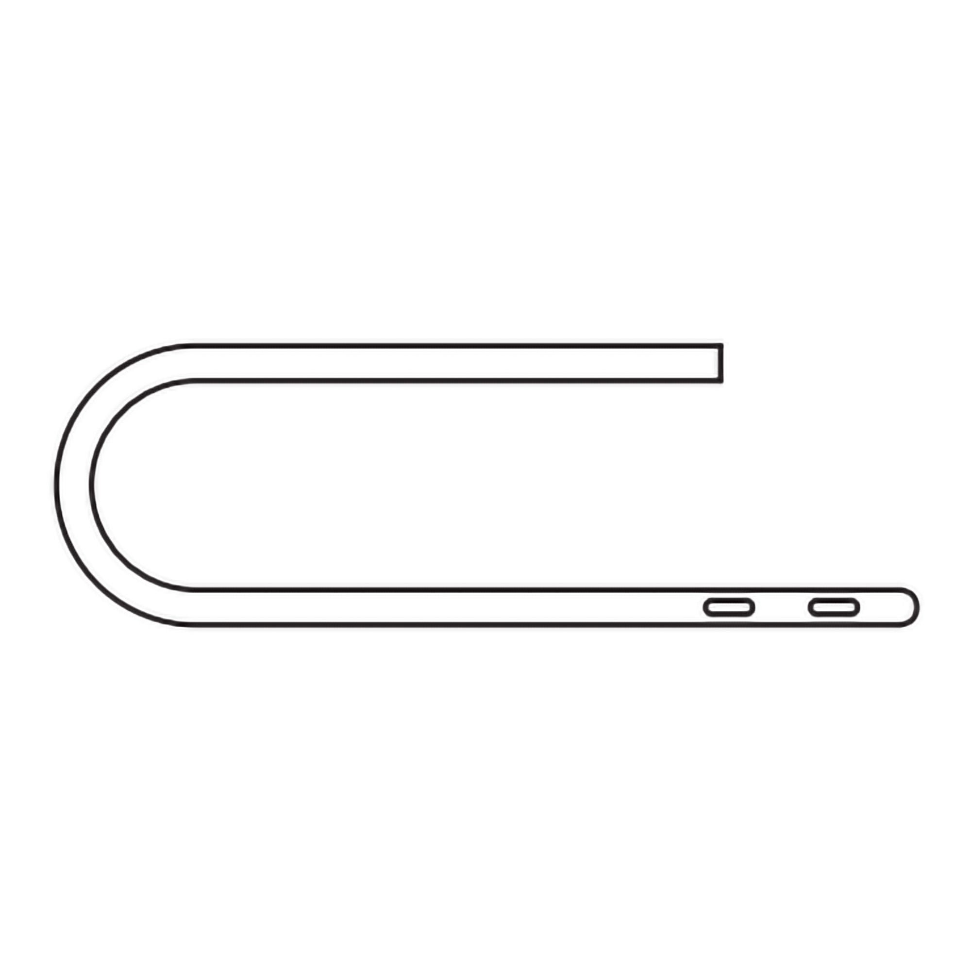 Marlen Manufacturing Ostomy Curved Catheter