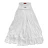 Rubbermaid Commercial, Polyester/Rayon Disposable Wet Mop Head with 5" Headband, #24, White
