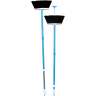 SweepEasy®, 12in, 2-in-1 Broom and Scraper, Nylon Bristles, Black