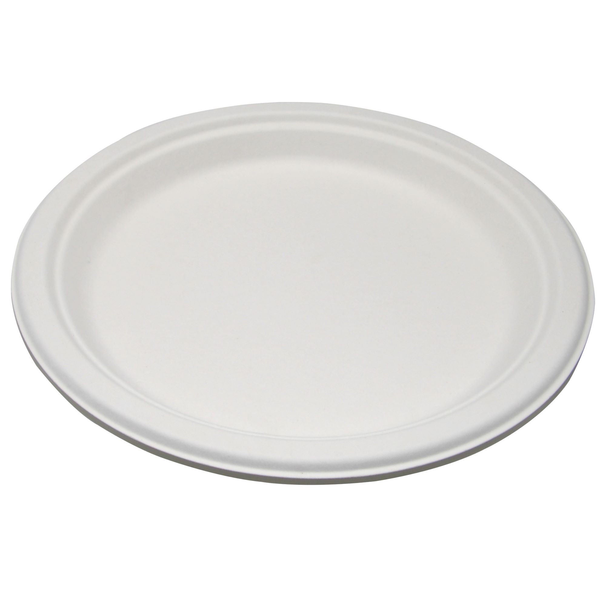 Medd Max LLC PLATES, FIBER BAGASSE SUGARCANE WHT 9" (500/CS)