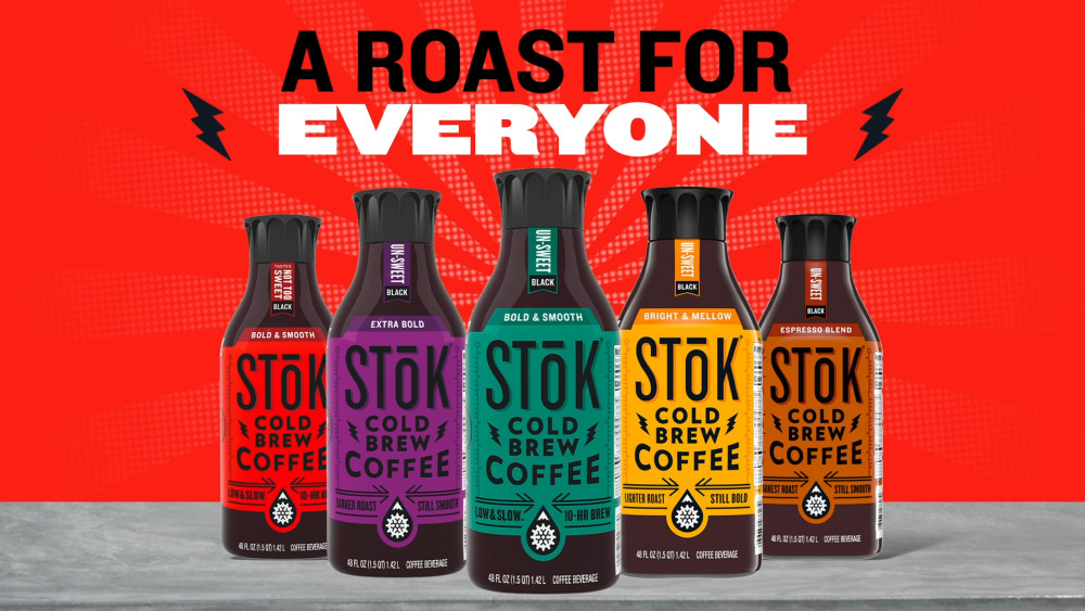 thumbnail video image 2 of SToK Espresso Blend Dark Roast Black Unsweetened Ready to Drink Cold Brew Coffee Bottle, 48 fl oz, 2 of 15