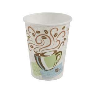 Dixie®, PerfecTouch 12oz Insulated Paper Hot Coffee Cups, Multicolor