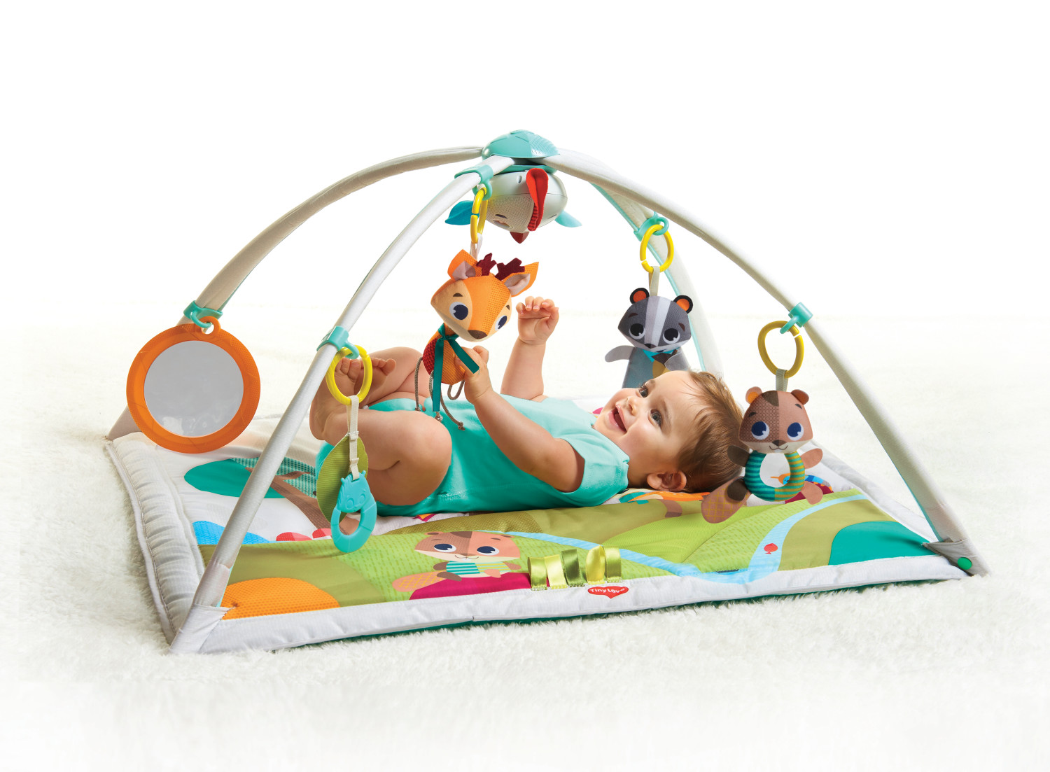 Tiny Love Gymini Deluxe Activity Gym Play Mat, Into the Forest eBay