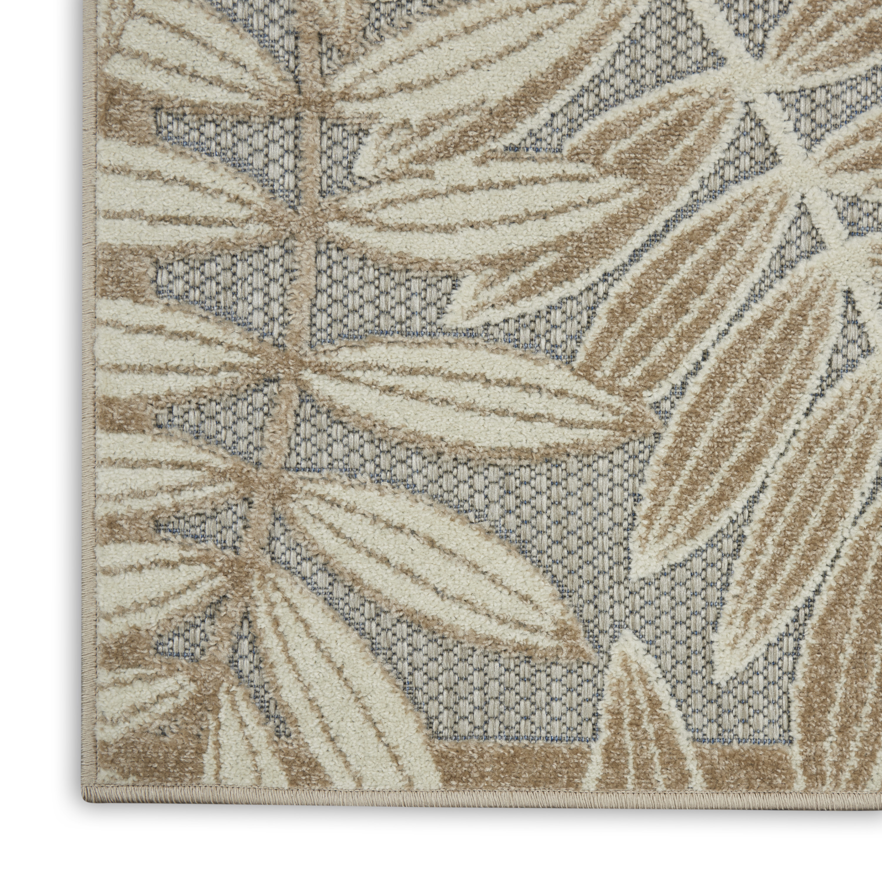 Nourison Aloha 2'8" x 4' Natural Tropical Rug