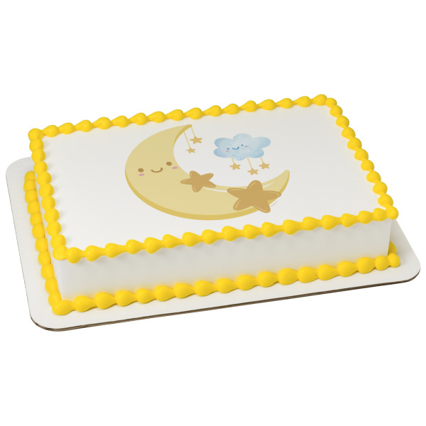Lullaby Moon and Cloud PhotoCake® Edible Image®