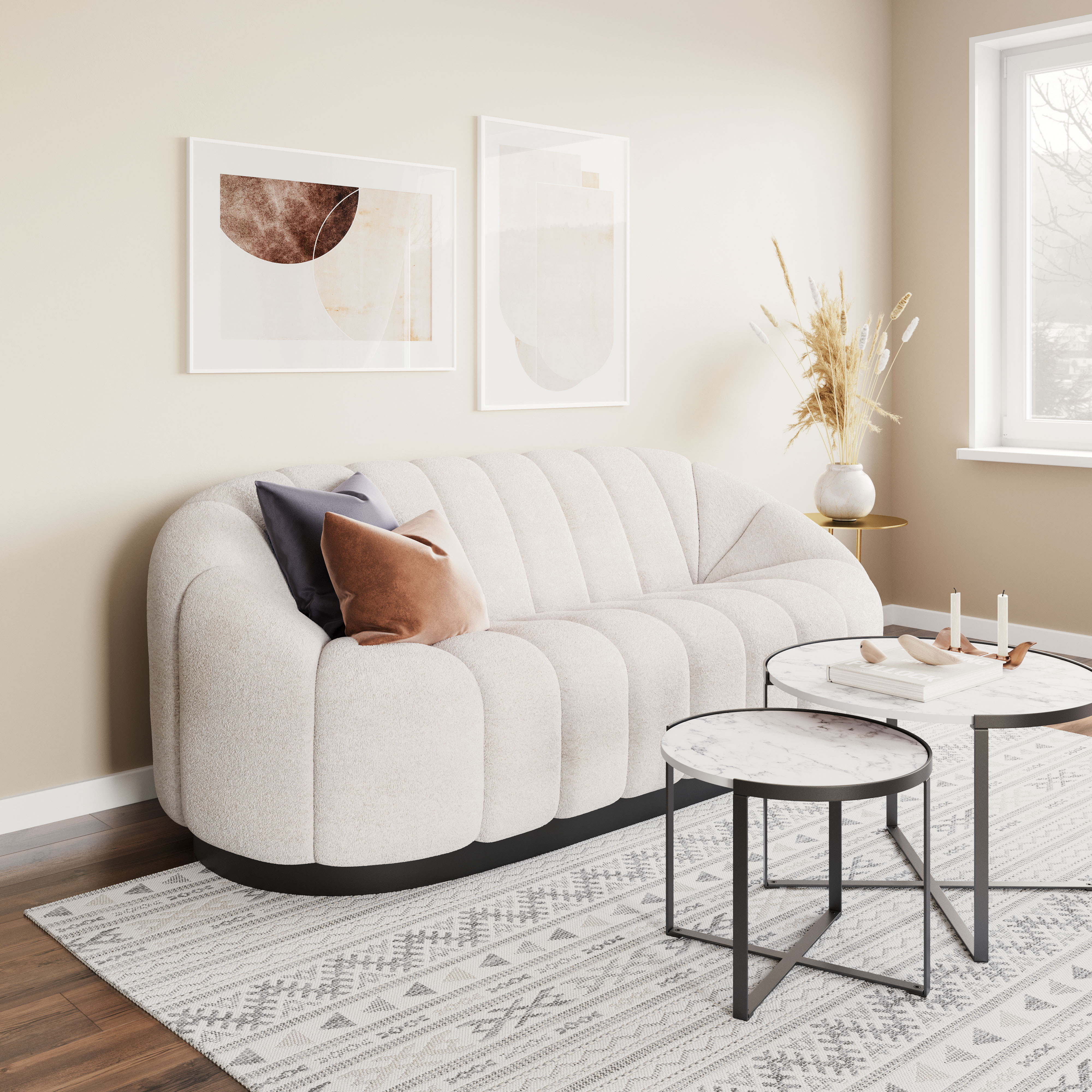 Bhutan Sofa Cream product image