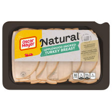Oscar Mayer Natural Applewood Smoked Turkey Breast, 8 oz Tray